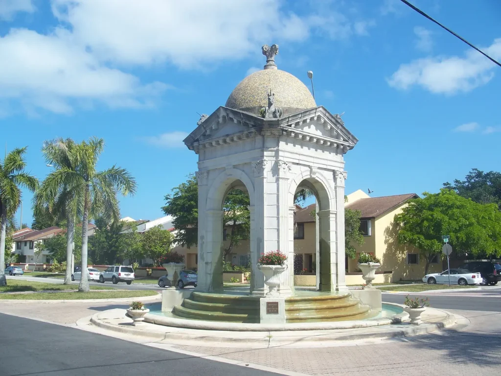 Historic Fulford-by-the-Sea entrance in North Miami Beach